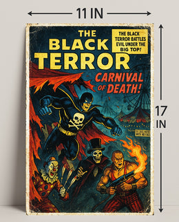 The Black Terror - Carnival of Death Poster PosterGoat