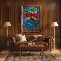 Vaitape Harbor Street Art Tropical Creativity Culture Poster