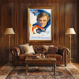 Jean-Claude Killy Fly The Friendly Poster