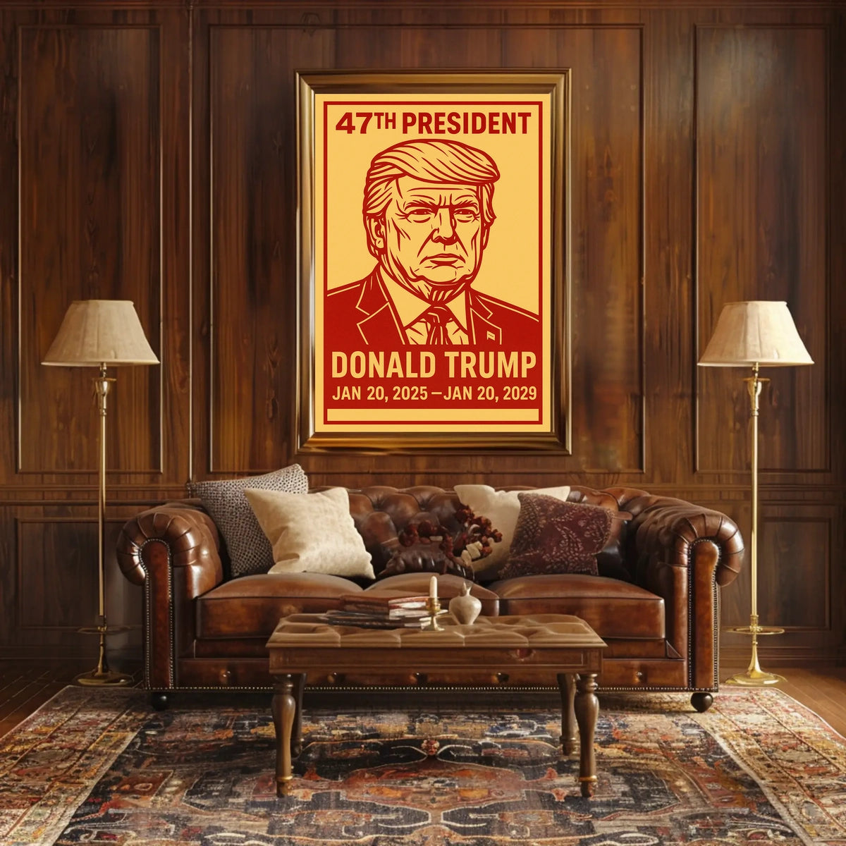 Donald Trump 47th President Poster
