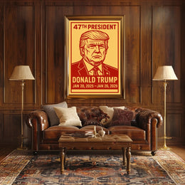 Donald Trump 47th President Poster