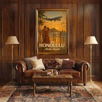 Aloha Awaits in Honolulu Poster