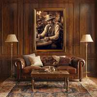 Western Poker Night Poster