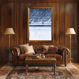 Winter Landscape from Above Poster