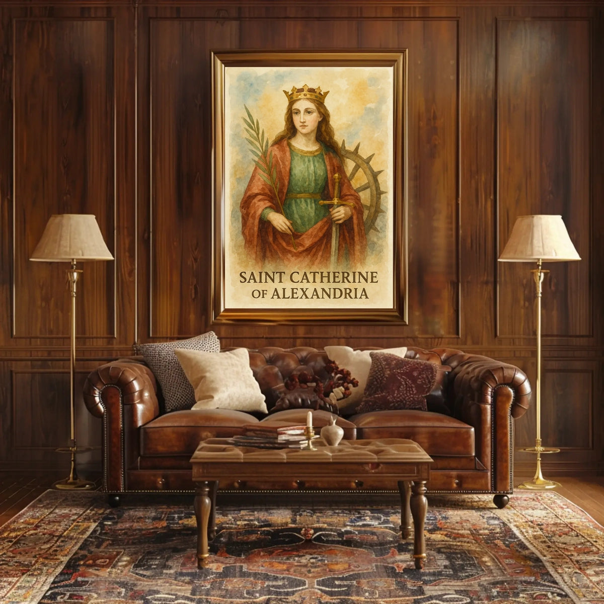 Saint Catherine of Alexandria Poster