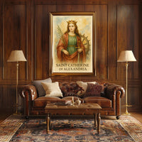 Saint Catherine of Alexandria Poster