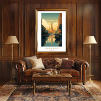 Serene Bangkok Skyline Poster PosterGoat