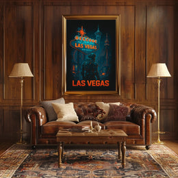 Welcome to Futuristic Las Vegas Poster