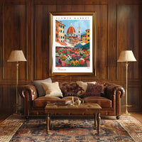 Florence Flower Market 2024 Poster PosterGoat