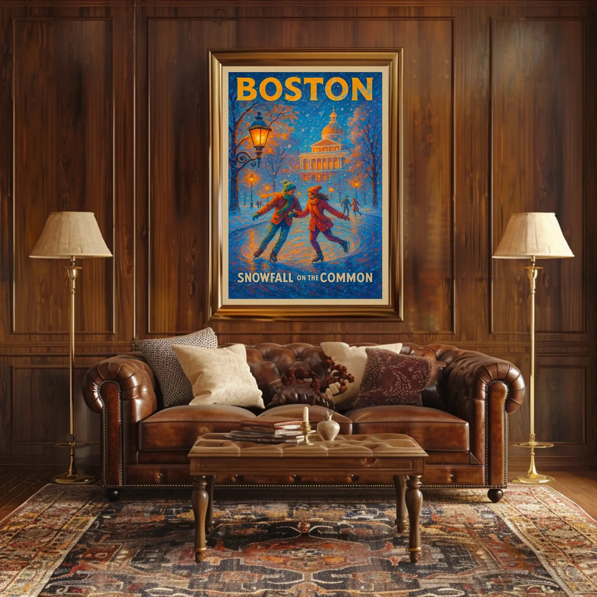 Boston Winter Wonderland Poster