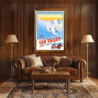 Sun Valley Ski Adventure Poster PosterGoat
