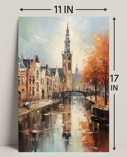 Autumn In Amsterdam Poster