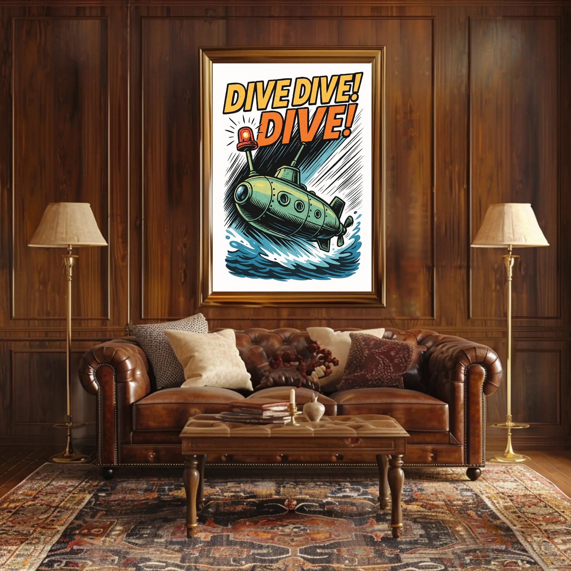 Dive Dive Dive! Poster PosterGoat