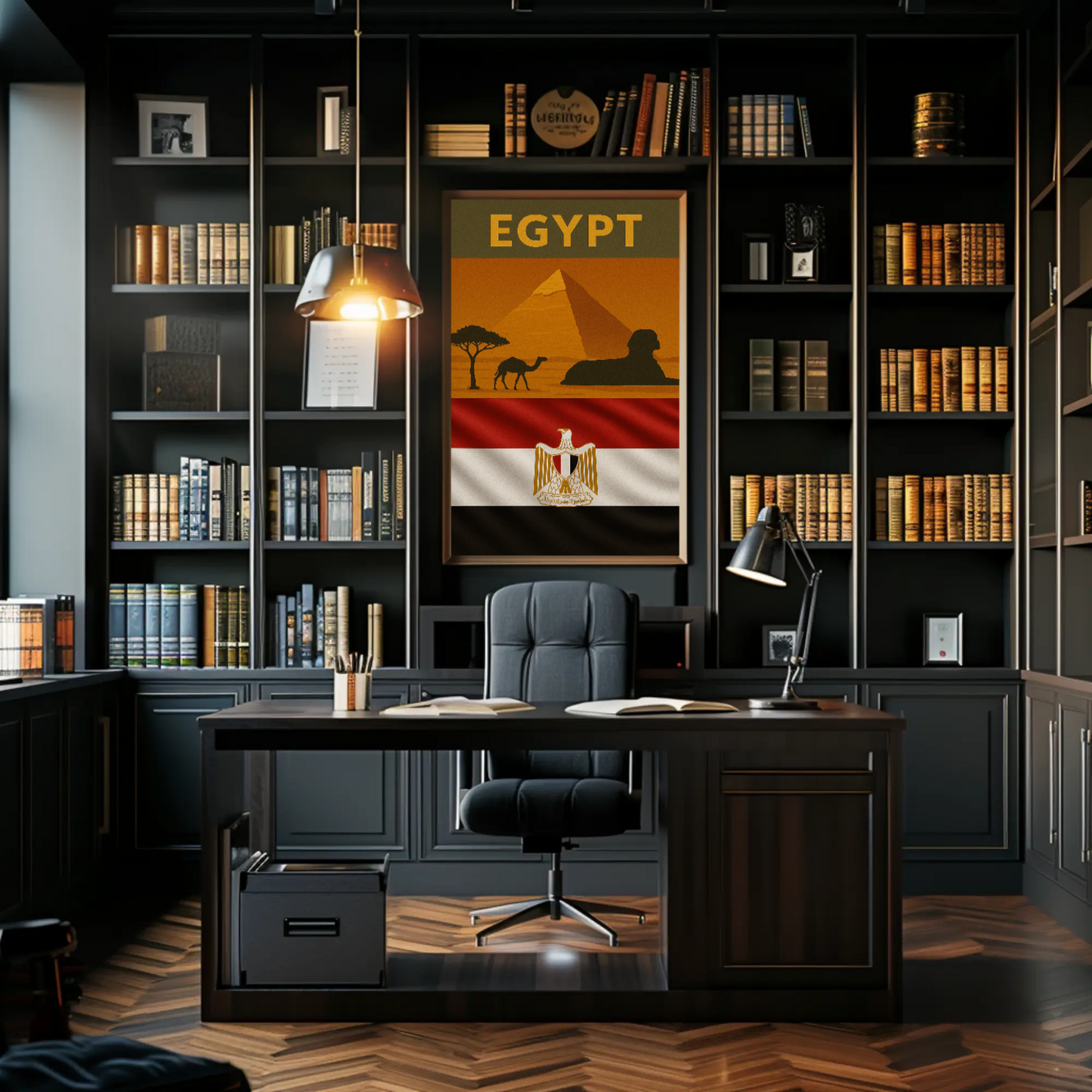 Egyptian Landscapes Vintage Travel Art Print Travel Poster