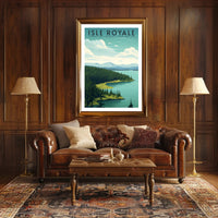 Isle Royale National Park Scenic Poster Wall Art