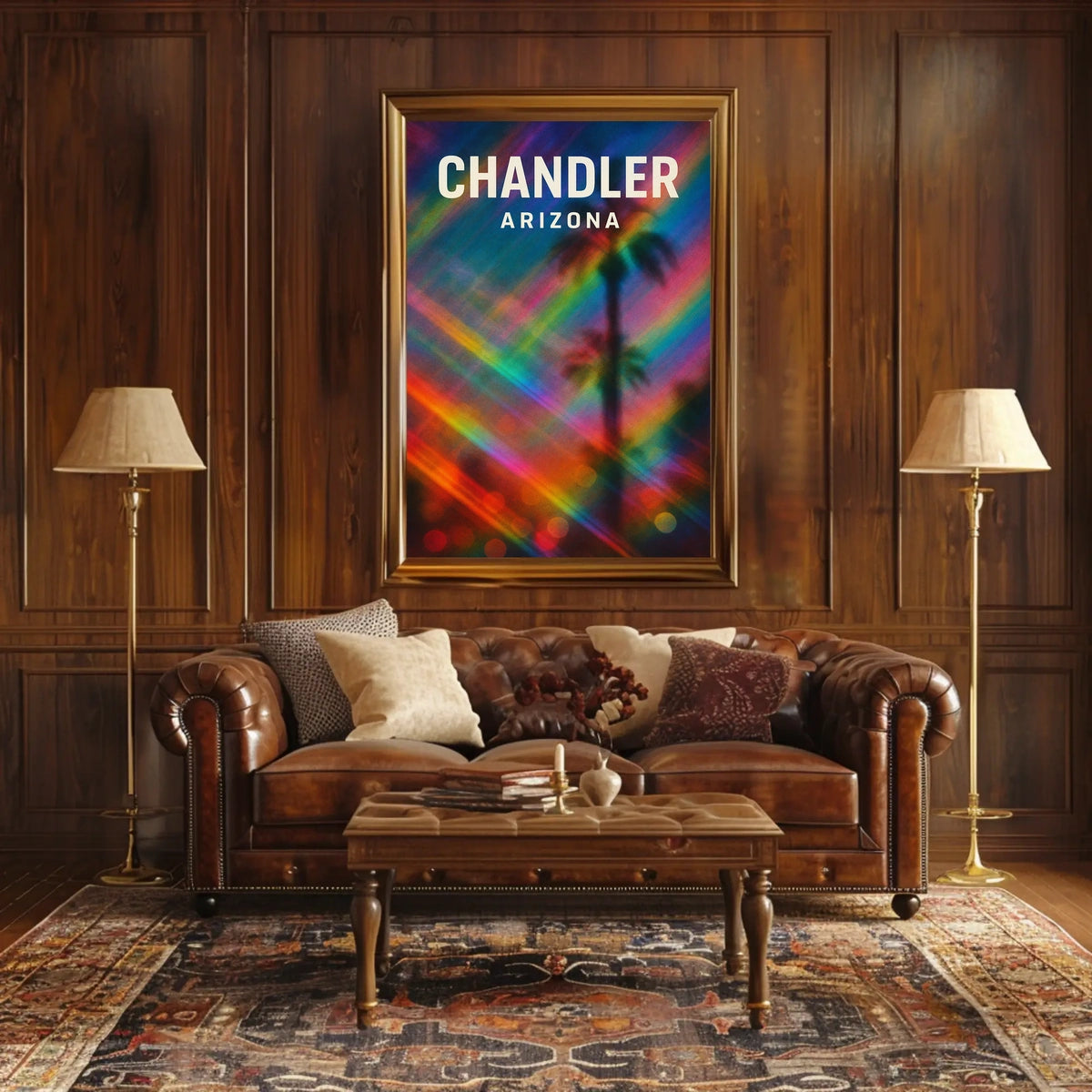 Chandler Arizona Vibes Digital Painting Poster