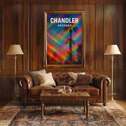 Chandler Arizona Vibes Digital Painting Poster