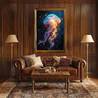 Ethereal Jellyfish Poster