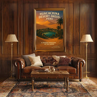 Huacachina Desert Oasis Peru Poster