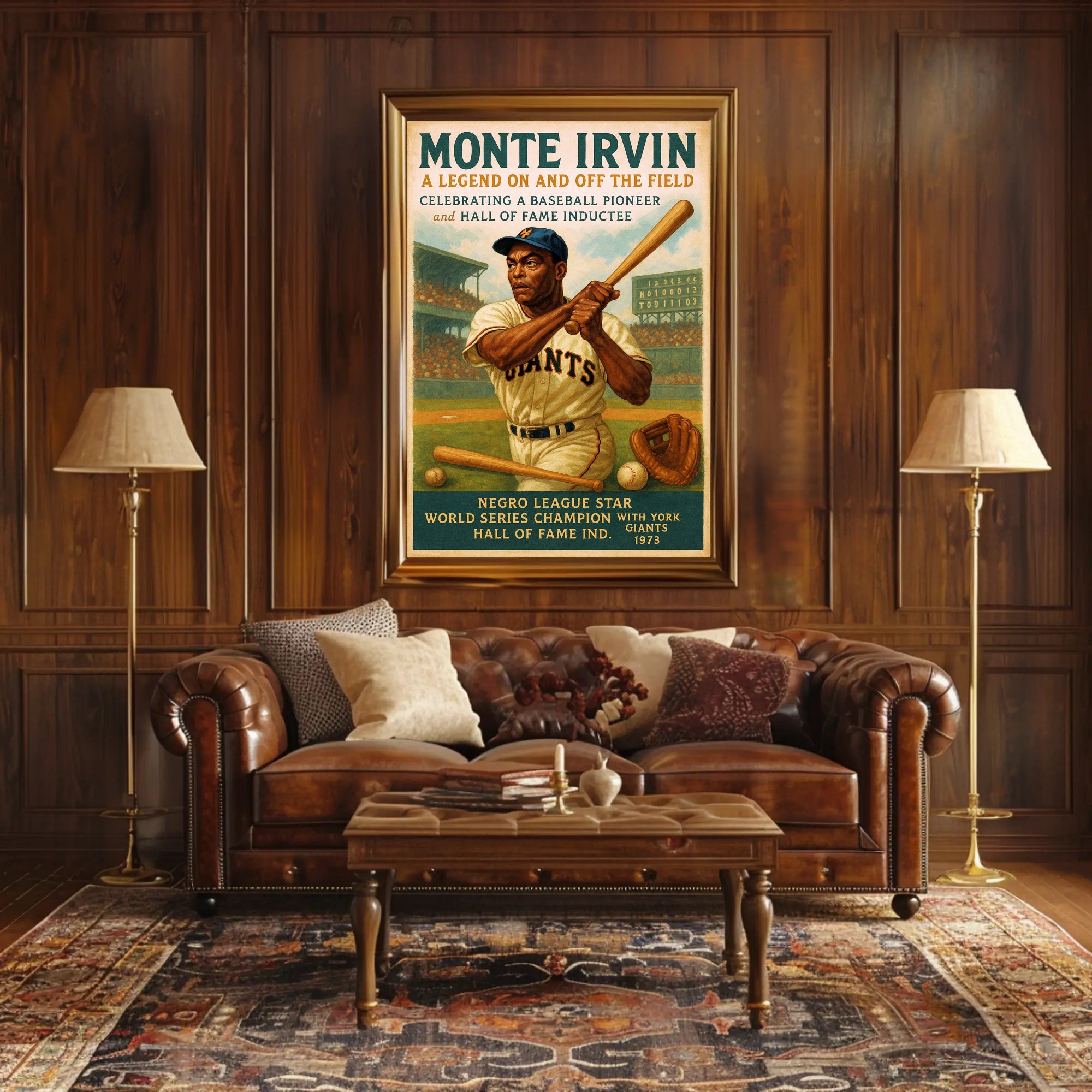 Monte Irvin A Baseball Legend Poster PosterGoat