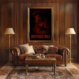 Buffalo Bill Classic American Heritage Historical Poster
