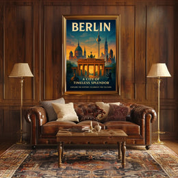 Berlin A City of Timeless Splendor Poster