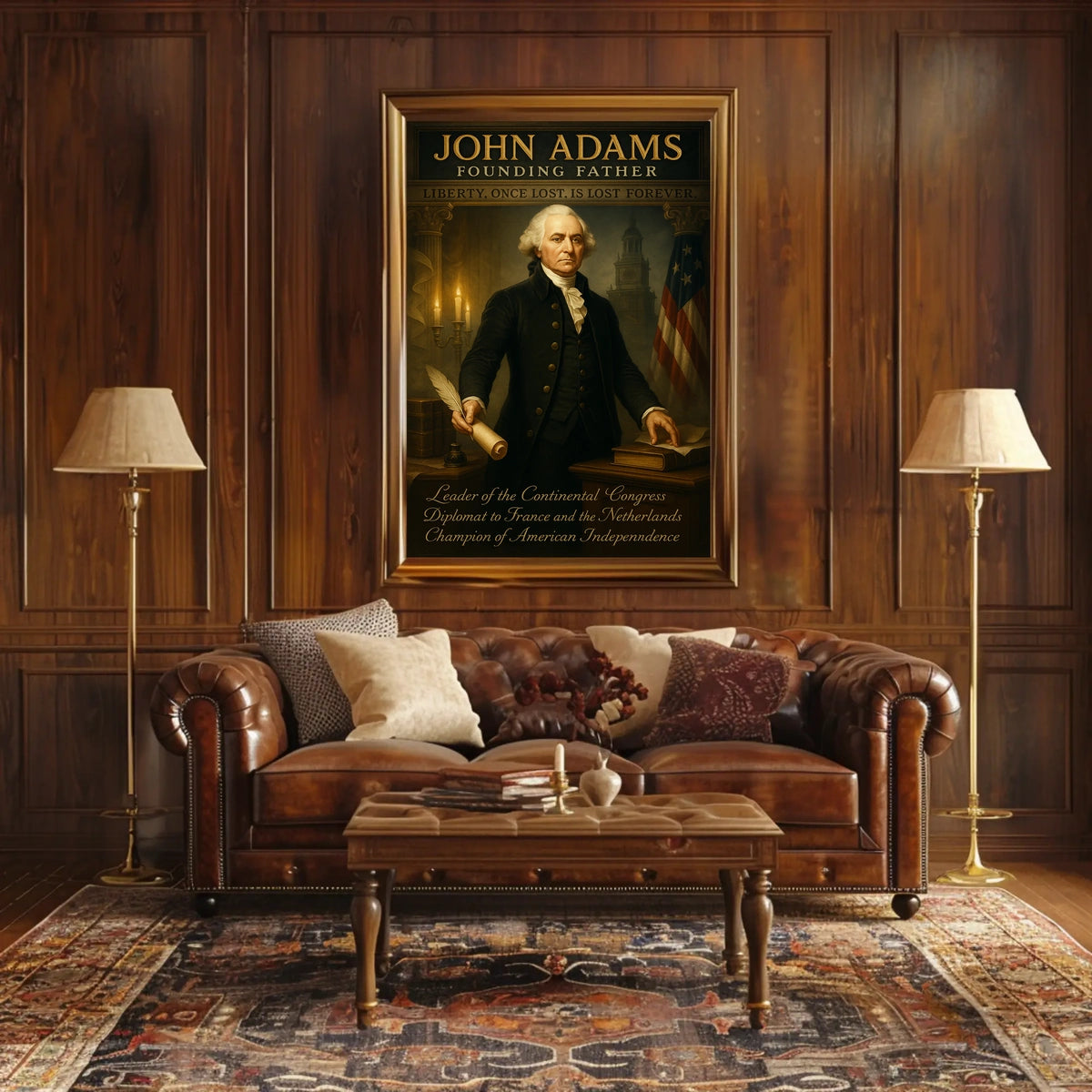 John Adams Founding Father Poster