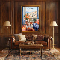 Tranquil Balcony in Cairo Poster