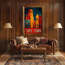 Cape Town Cityscape Poster
