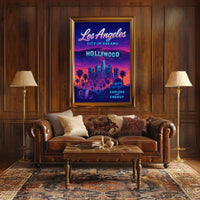 Los Angeles Dreamscape Poster: Neon City Vibes