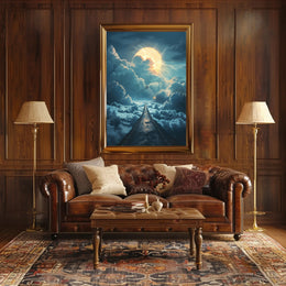 Surreal Road to the Sky Fantasy or Mythology Poster PosterGoat