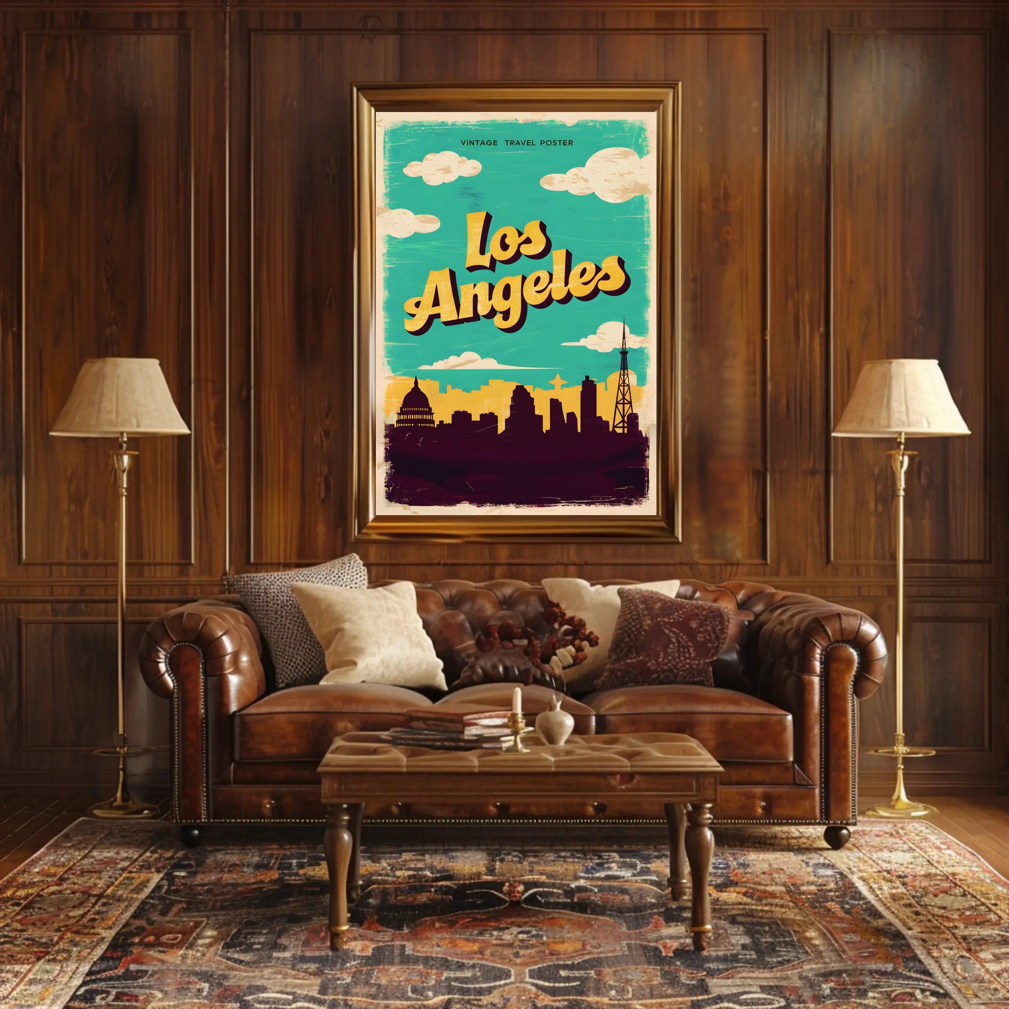 Los Angeles Vintage Poster