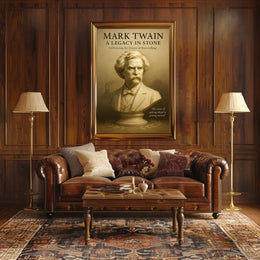 Mark Twain A Legacy in Stone Poster