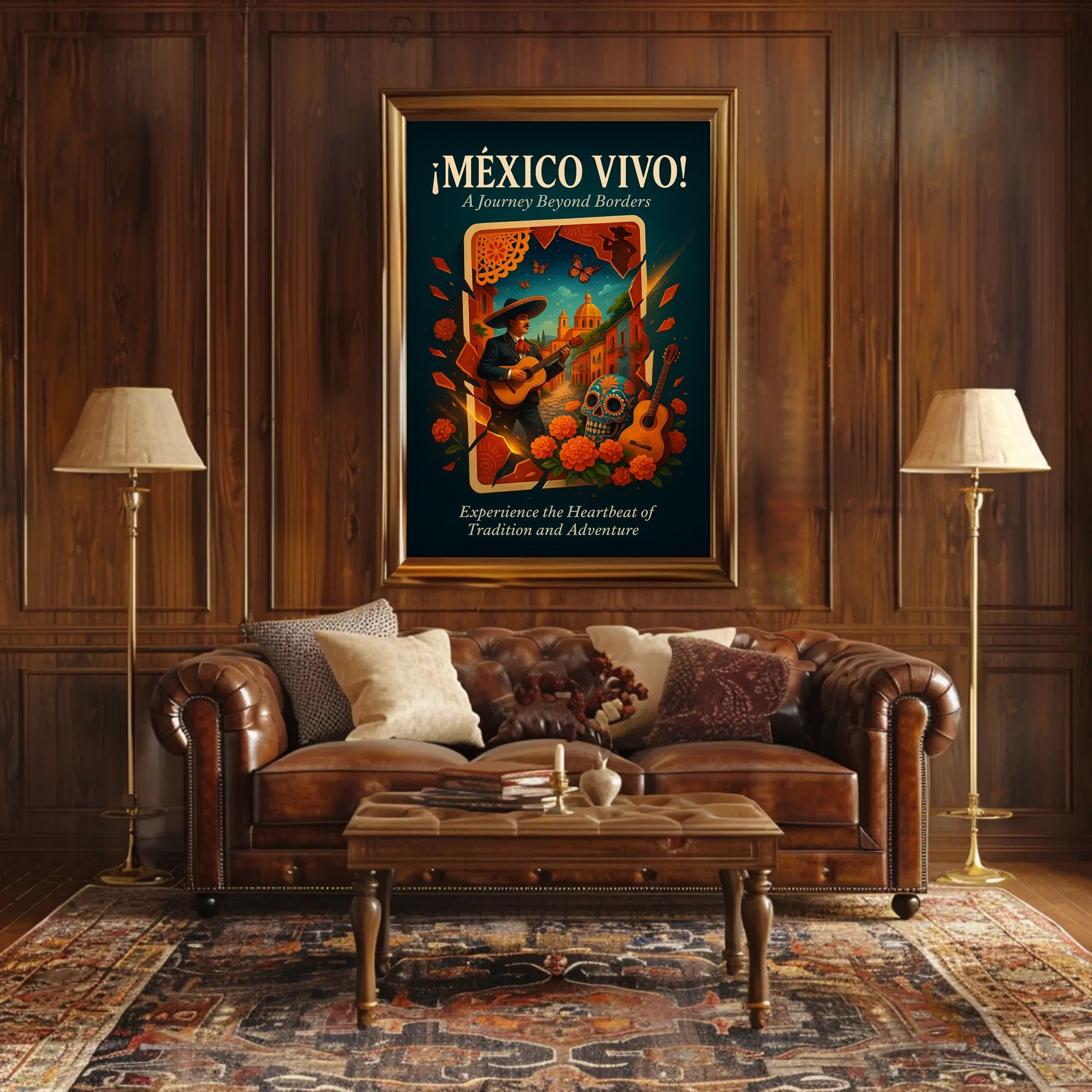 ¡México Vivo! Celebrating Tradition: Cultural or Heritage Poster