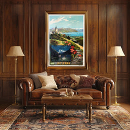 Lac Léman Travel Poster
