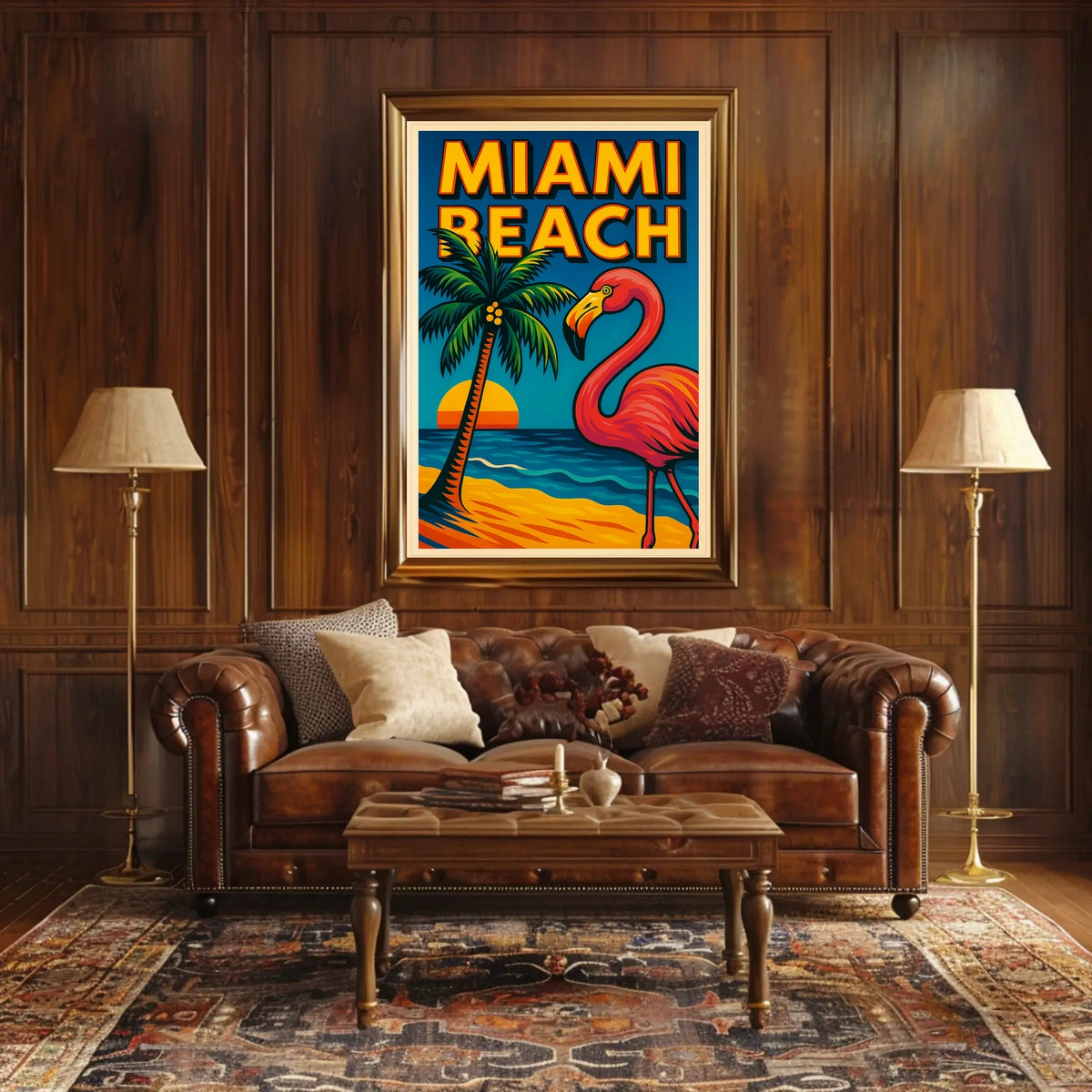 Miami Beach Vibes Poster