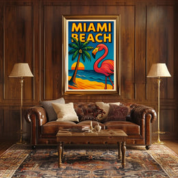 Miami Beach Vibes Poster