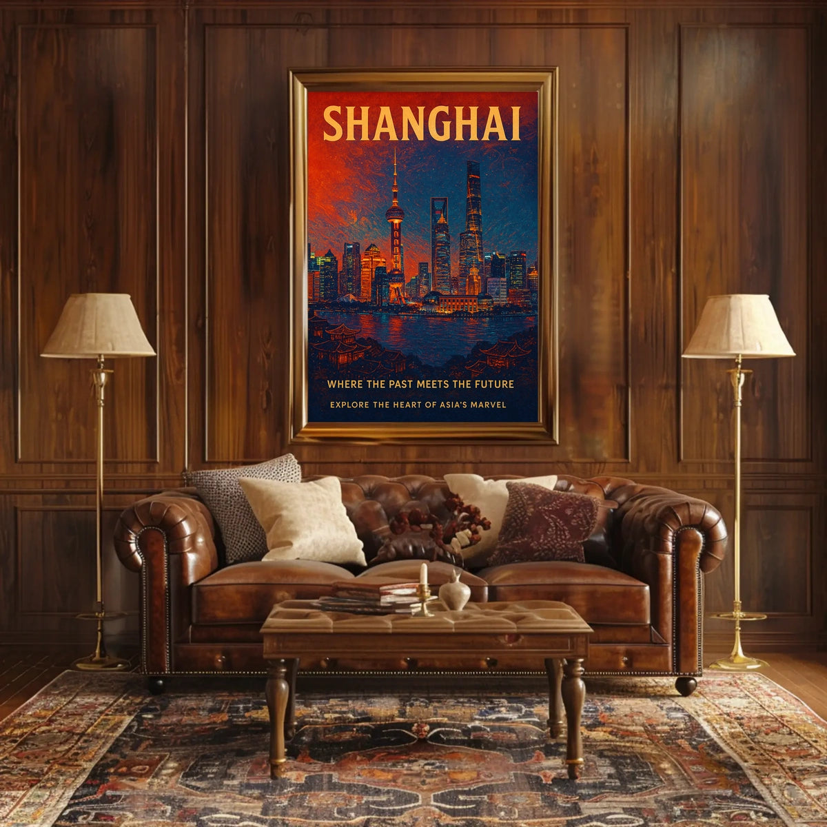 Shanghai Where The Past Meets The Poster