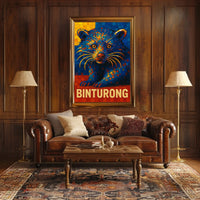 Binturong Mosaic Art Poster