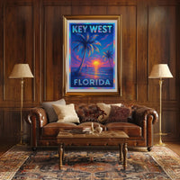 Key West Sunset Poster