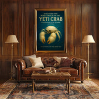 Discover the Mysteries of the Yeti Crab Poster