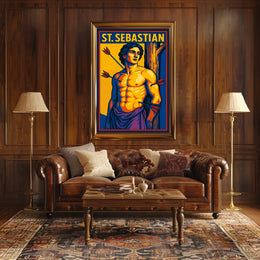 Saint Sebastian Timeless Scenic Portrait Inspired Wanderlust Home Decor Collection Poster