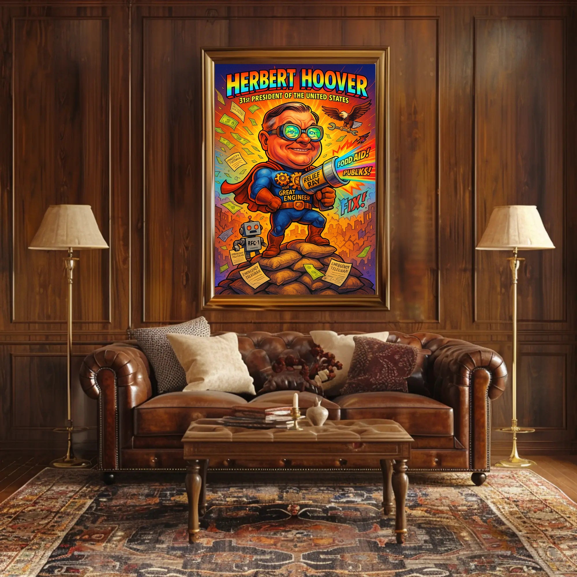Herbert Hoover 31st President Poster PosterGoat