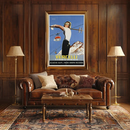 Vercelli Ski Resorts Poster