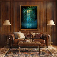 Digital Waterfall Poster