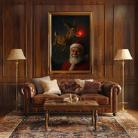 Santa and Rudolphs Holiday Cheer Poster