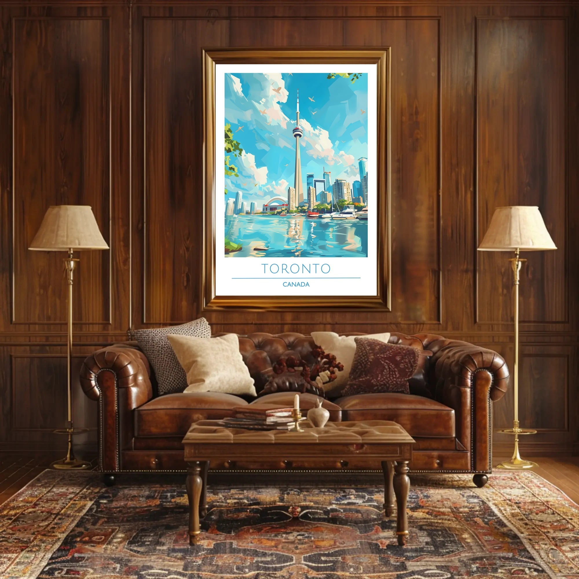 Toronto Cityscape Poster