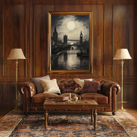 Moonlit London Poster