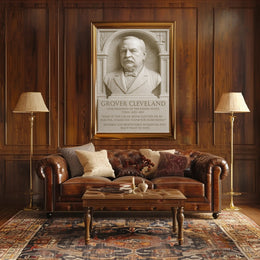 Grover Cleveland 24th President Wall Art Print PosterGoat