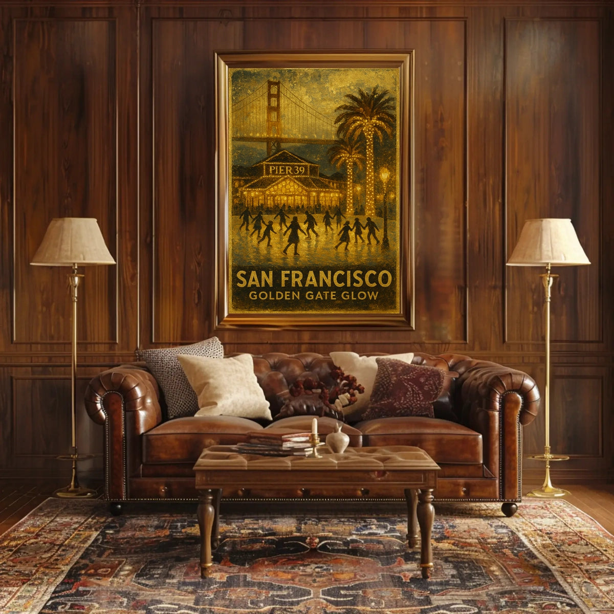 San Francisco Golden Gate Glow Poster